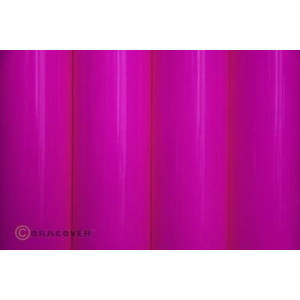 Oracover 21-014-010 Strijkfolie (l x b) 10 m x 60 cm Neon-roze (fluorescerend)