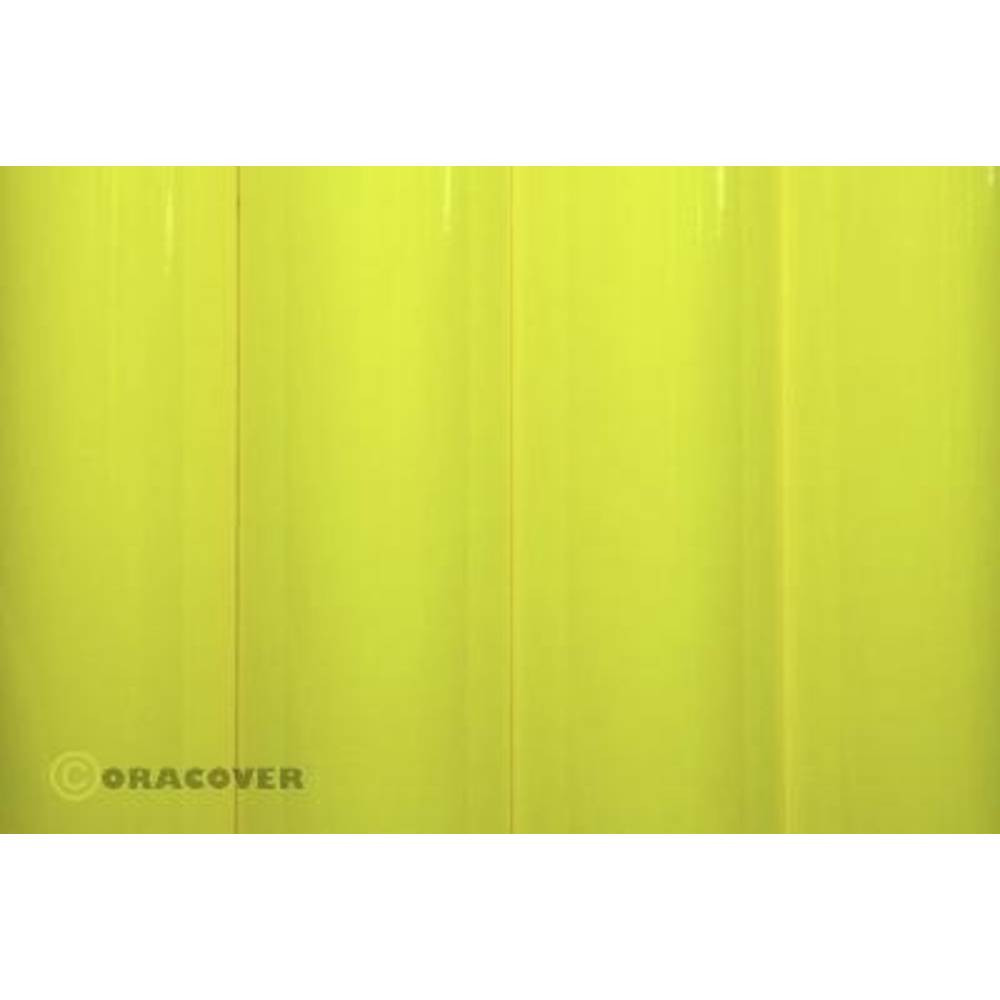 Oracover 21-031-010 Strijkfolie (l x b) 10 m x 60 cm Geel (fluorescerend)