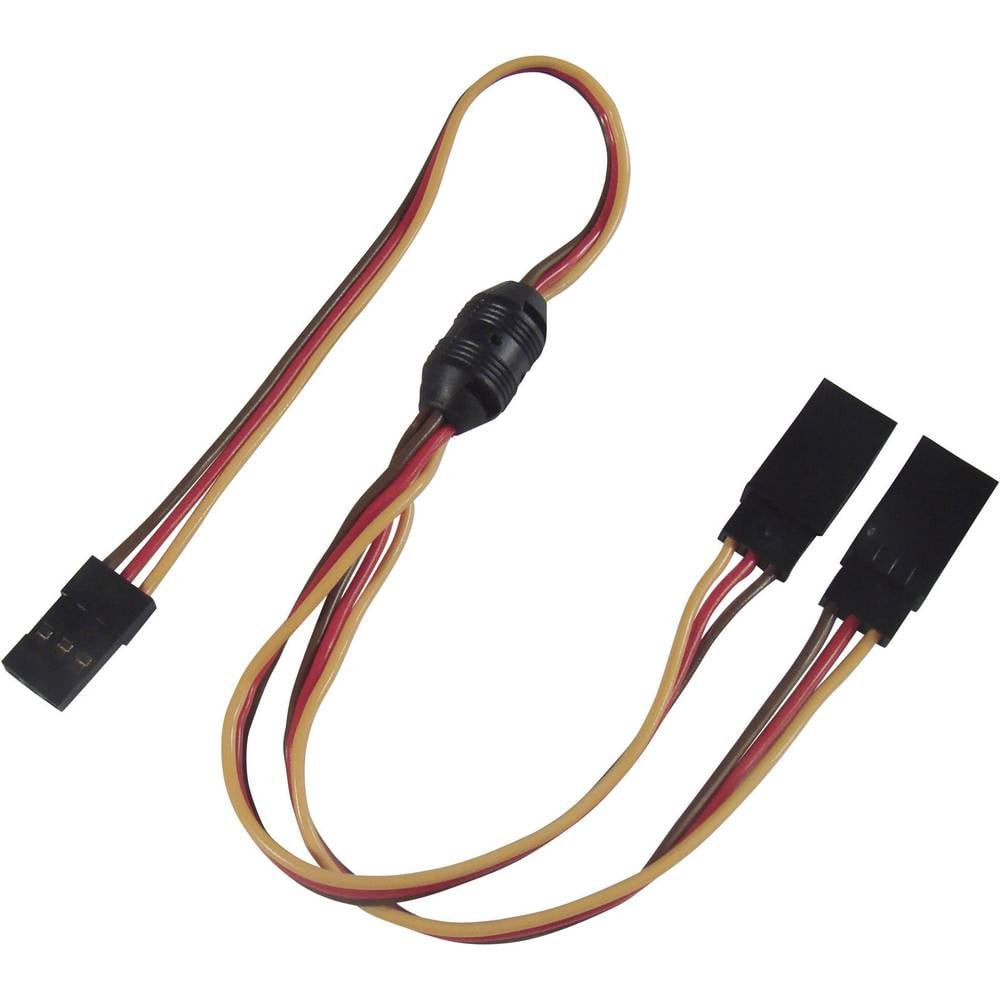 Modelcraft Servo Y-kabel [2x JR-stekker - 1x JR-bus] 30.00 cm 0.14 mm²
