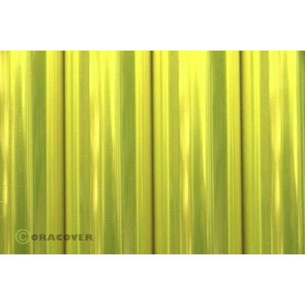 Oracover 21-035-002 Strijkfolie (l x b) 2 m x 60 cm Geel (transparant-fluorescerend)