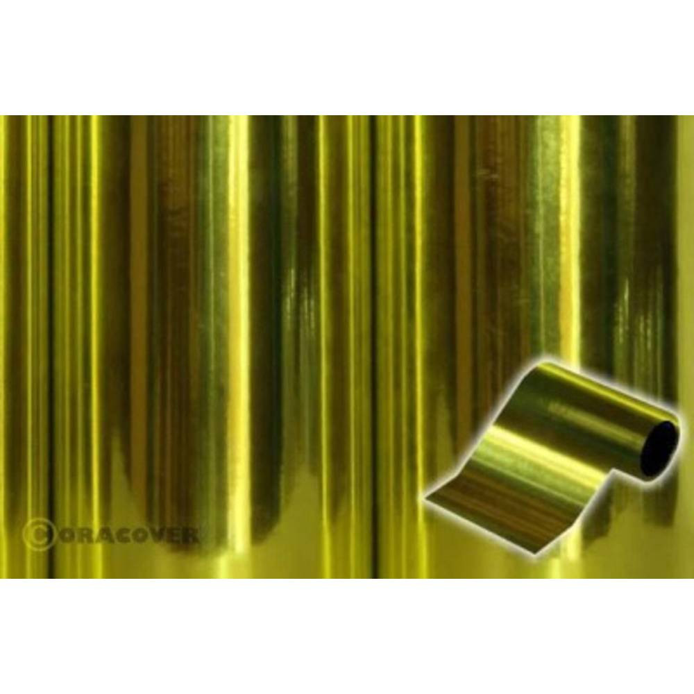 Oracover 27-094-005 Decoratiestrepen Oratrim (l x b) 5 m x 9.5 cm Chroom-geel