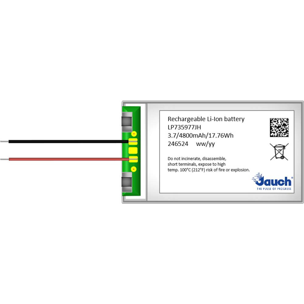 Jauch Quartz LP735977JH Speciale oplaadbare batterij Prismatisch Kabel Li-ion 3.7 V 5000 mAh