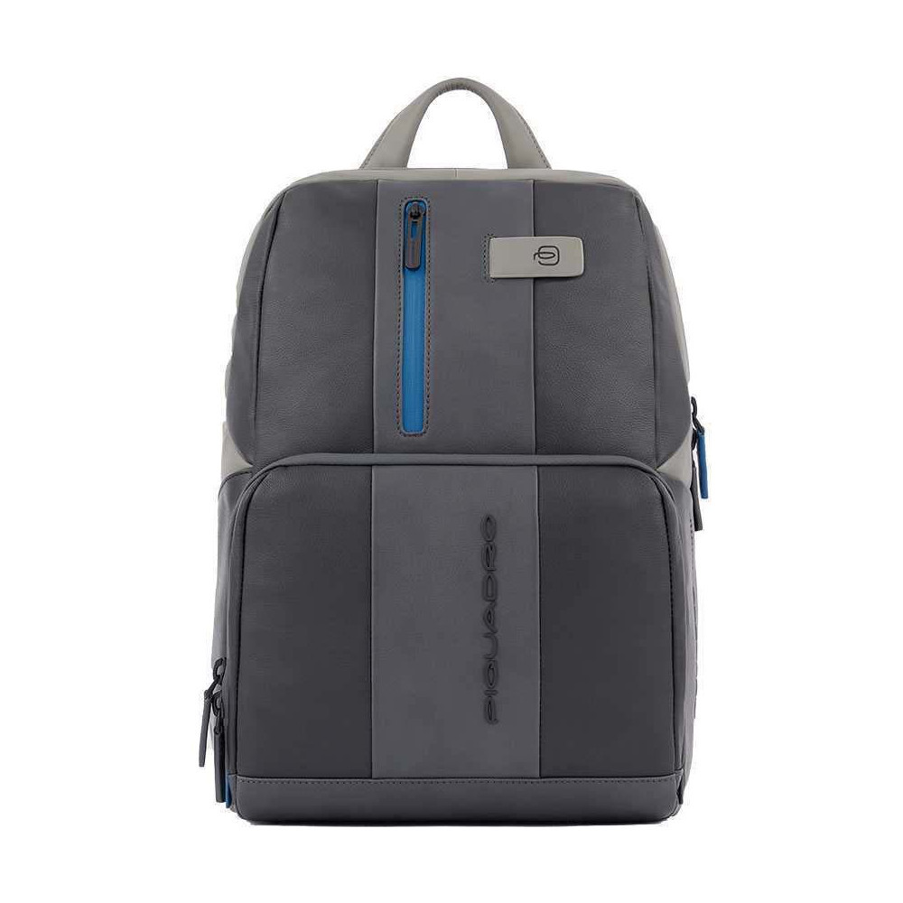 Piquadro Urban Computer Backpack 14&apos;&apos; Black Grey Blue