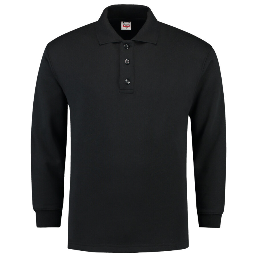 Tricorp polosweater - Casual - 301004 - zwart - maat XL
