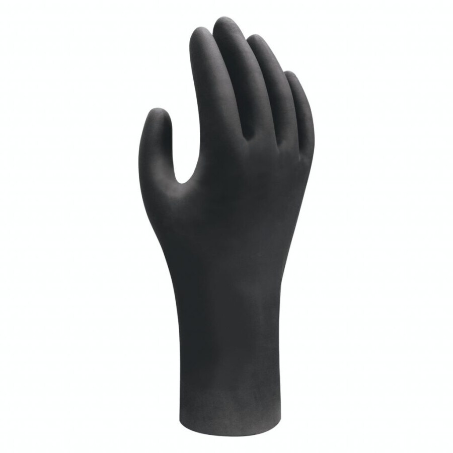 Showa nitrile wegwerphandschoenen (100x) - 6112PF - BLACK - maat XL