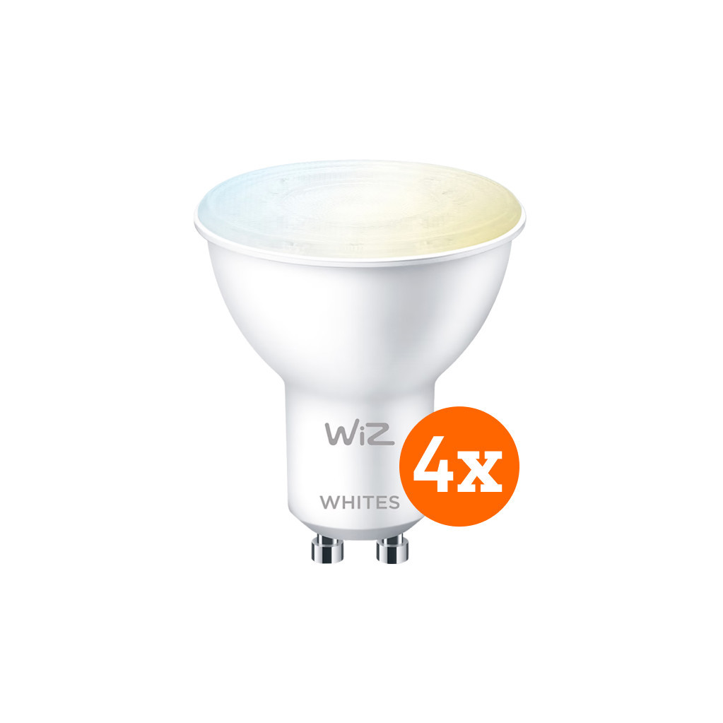 WiZ Smart Spot 4-pack - Warm tot Koelwit licht - GU10