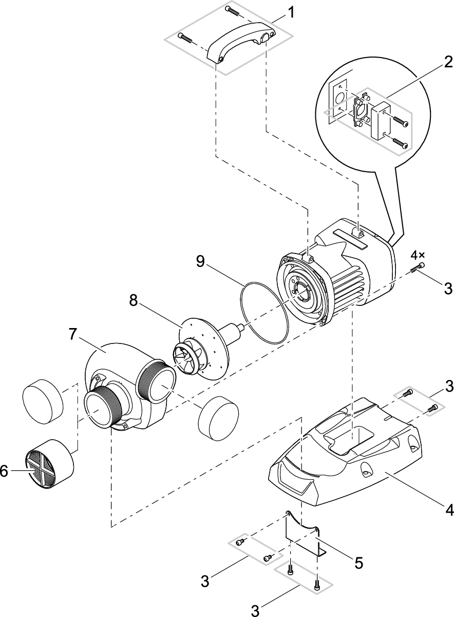 Oase Basis EC2 Maxi Titanium: Duurzame Titanium Vijverfiltercomponent - Kristalhelder Water