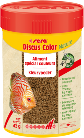 Sera Discus Color Nature Visvoer 100ml - Natuurlijk Kleurversterkend en Gezond zonder Kunstmatige Additieven