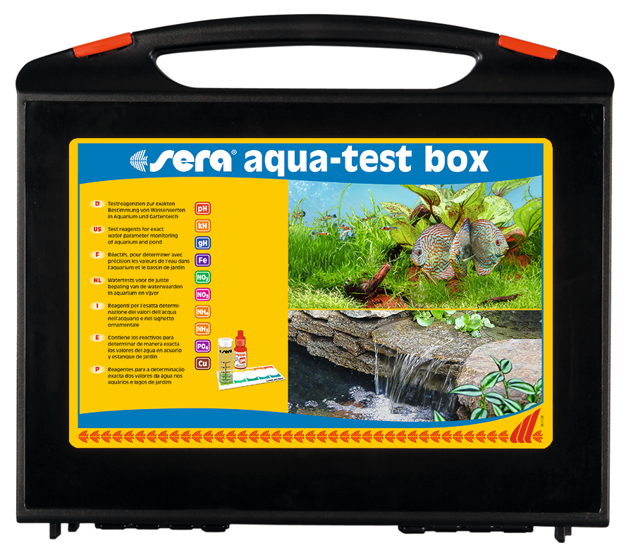 Sera Aqua-Test Box (+ Cu) - Complete Testkit voor Heldere & Gezonde Vijverwater Analyse