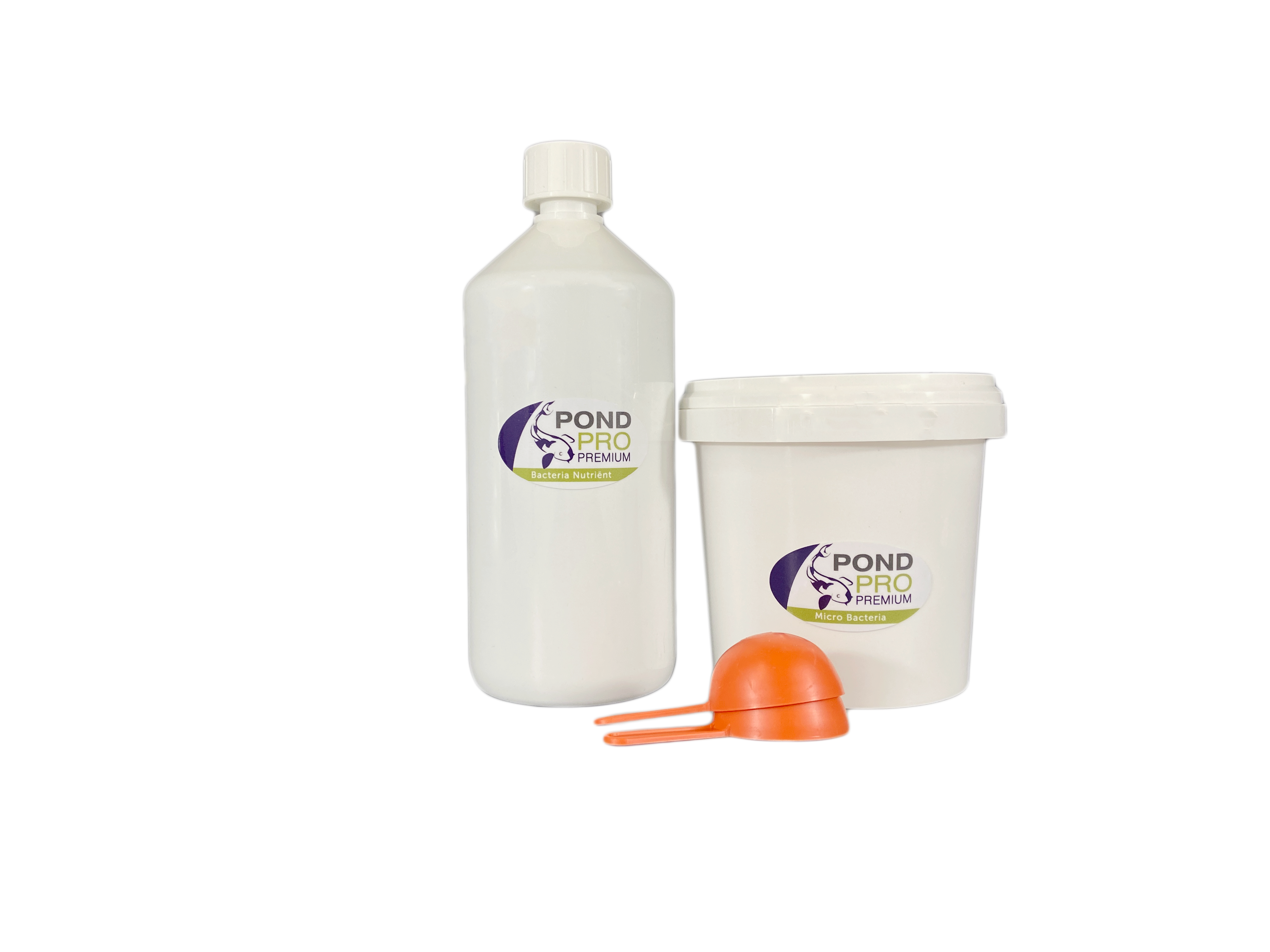 Pond Pro Premium Bactivator Refill Set - 1L Nutriënten & 1kg Micro-Bacteriën voor Helder Vijverwater