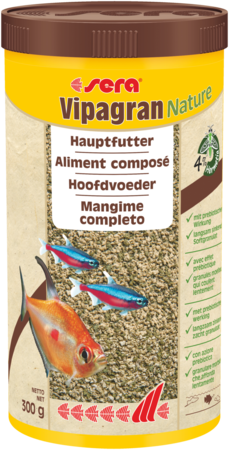 Sera Vipagran Nature - Voedzaam Visvoer 1000ml (300g) Zonder Conserveermiddelen