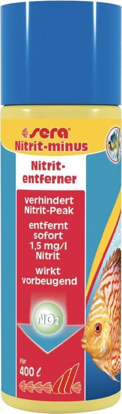 Sera Nitrit-minus 100ml - Directe Nitriet Verwijdering voor Aquaria en Vijvers