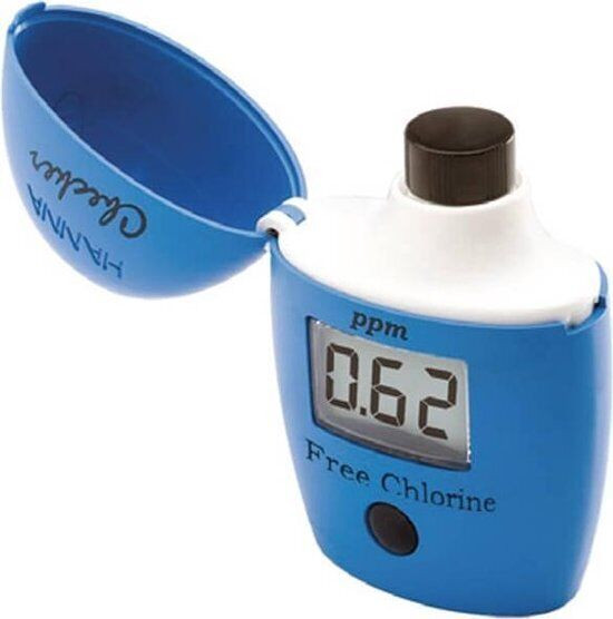 Hanna Pocket Checker HI701 - Nauwkeurige Vrije Chloor Test voor Zwembad & Spa, Digitale Waterkwaliteit Meter