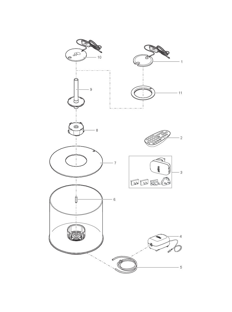 biOrb vervangdeksel TUBE 15&30 zwart