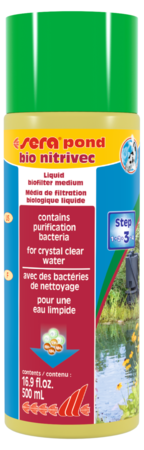 Sera Pond Bio Nitrivec voor Kristalhelder Vijverwater & Gezonde Vissen, 2.5L - Effectief tegen Ammoniak