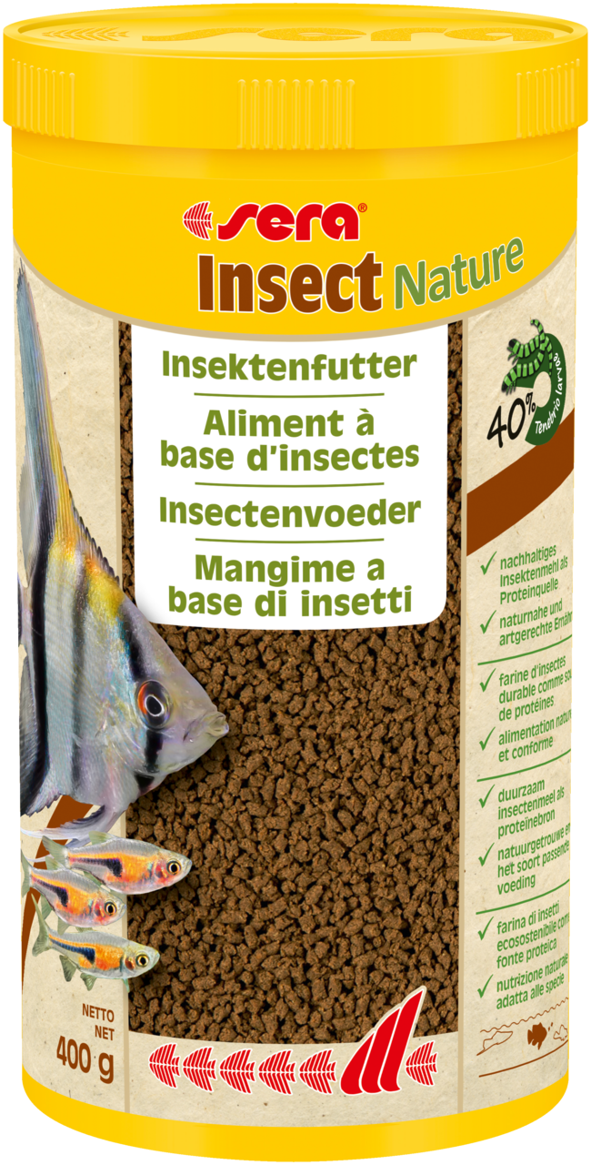 Sera Insect Nature 1000ml - Duurzaam Vijvervoer zonder Kunstmatige Toevoegingen