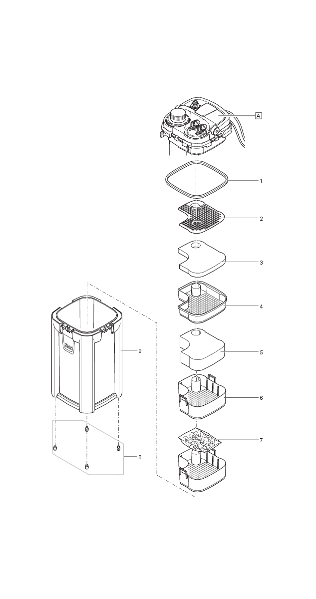 Oase BioMaster 600 Reservefilterkop - Installatiegemak & Langdurige Vijverzuiverheid