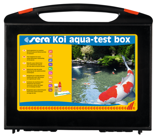 Sera Koi Aqua-Test Box: Complete Testkit voor Waterkwaliteit en Koi Vijvergezondheid