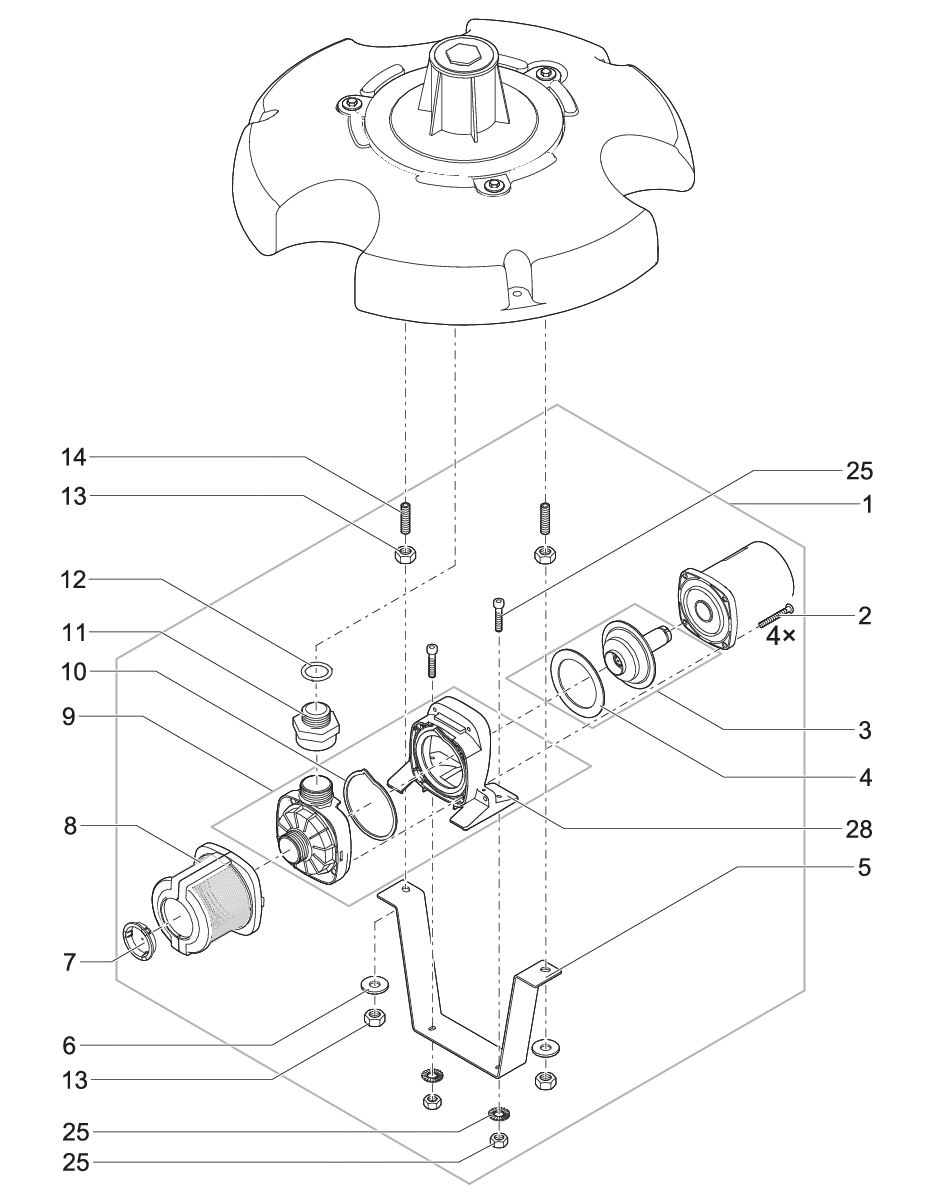 Veiligheidsmoer V2A DIN 985 M8