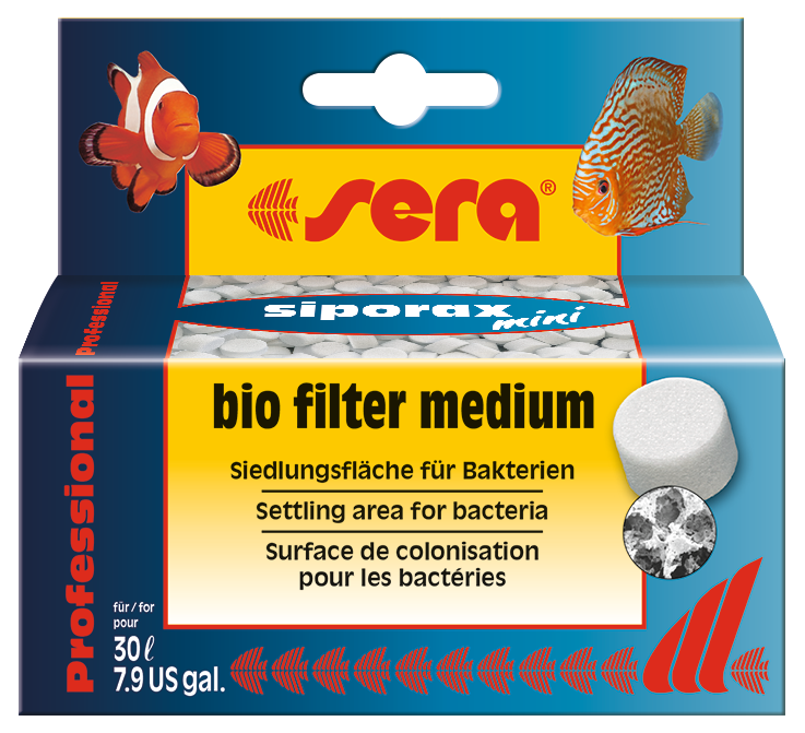 Sera Siporax mini Professional 35g - Filtermedium voor Aquariums tot 100L, Gesinterd Glas