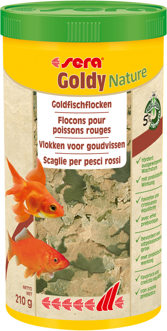 Sera Goldy Nature 1000ml - Compleet Natuurvoer Voor Goudvissen & Koudwatervissen