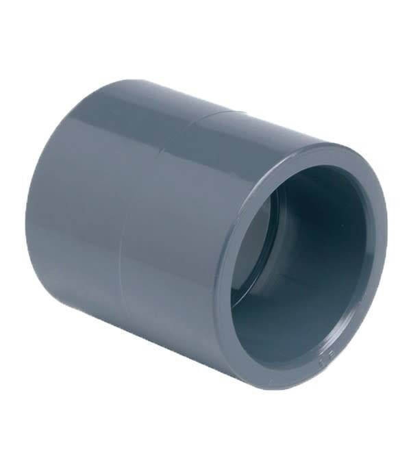 Aquaforte PVC Sok Lijm 63mm - Duurzame Waterdichte Verbinder voor Vijverleidingen