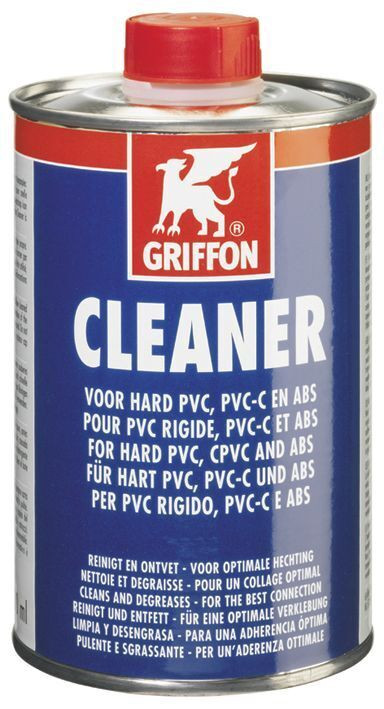 Griffon PVC Cleaner - Krachtig Reinigingsmiddel voor Hard PVC, 500ml Blik - Professionele Kwaliteit