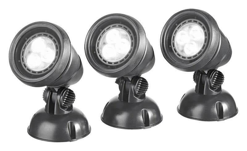 Oase LunAqua Classic LED Set 3 - Warmwitte Vijver LED-verlichting IP68, 18 LEDs, 1W Energiezuinig