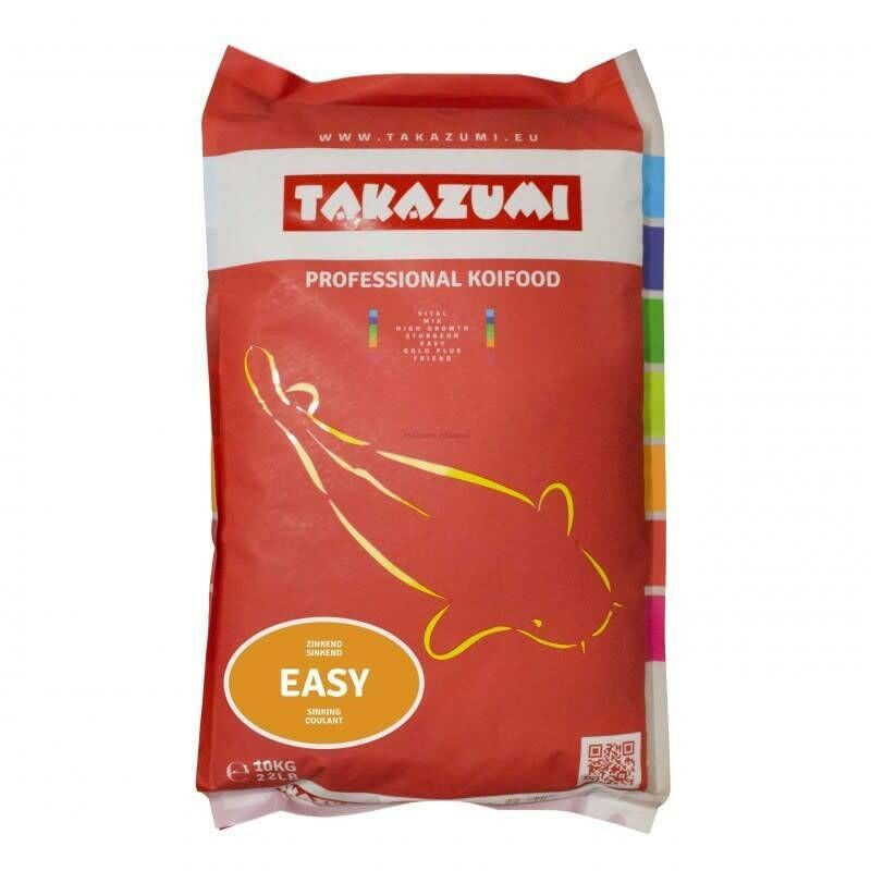 Takazumi Easy - 10 kg Zinkend Koivoer voor Alle Seizoenen, Gezonde Groei & Helder Water