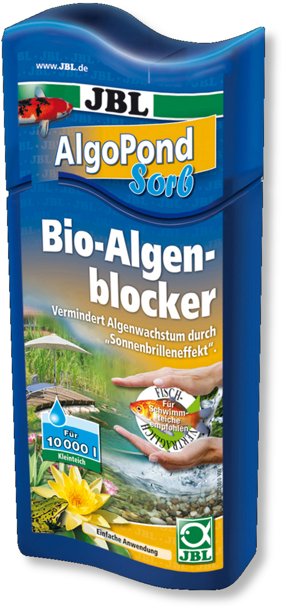 JBL Algopond Sorb 500ml - Kristalhelder Water in uw Vijver, Bio Vijverreiniger