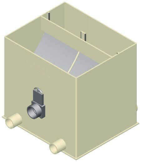 Prime Ultrasieve Extra Breed (3 ingangen) Zwaartekracht Zeefbochtfilter