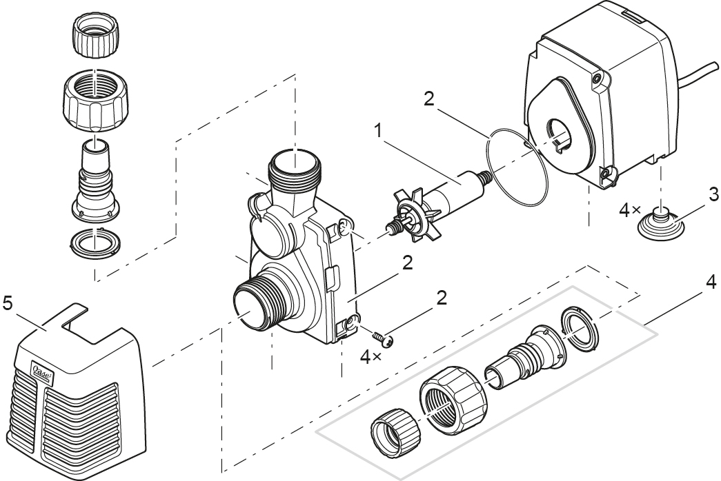 Oase Slangtule 1" - 17 mm | Universele Vijverslang Connector | Duurzaam & Leukvrij