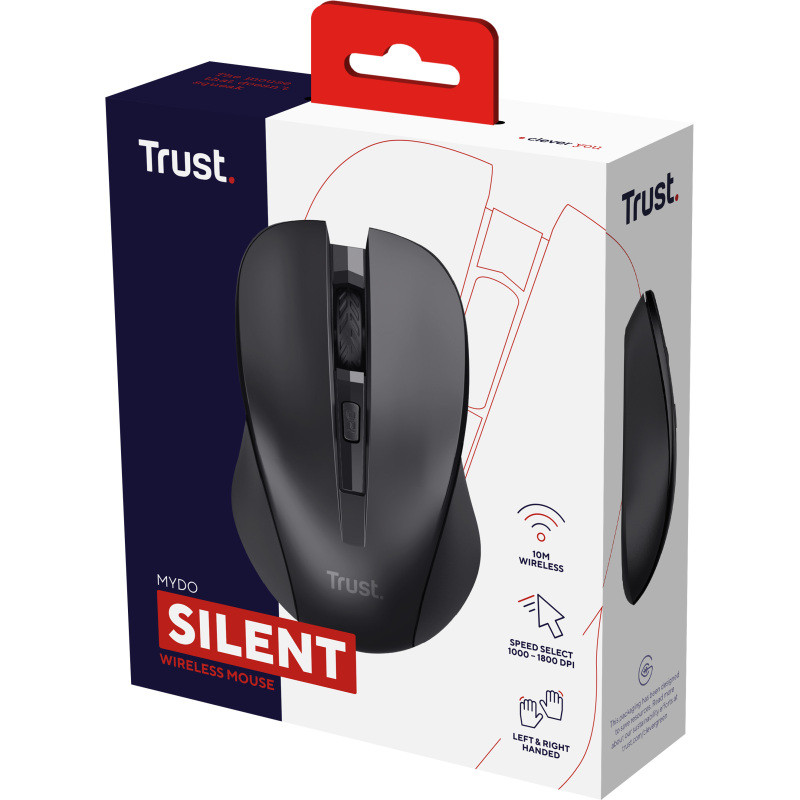 Mydo Silent Click Wireless Mouse Muis