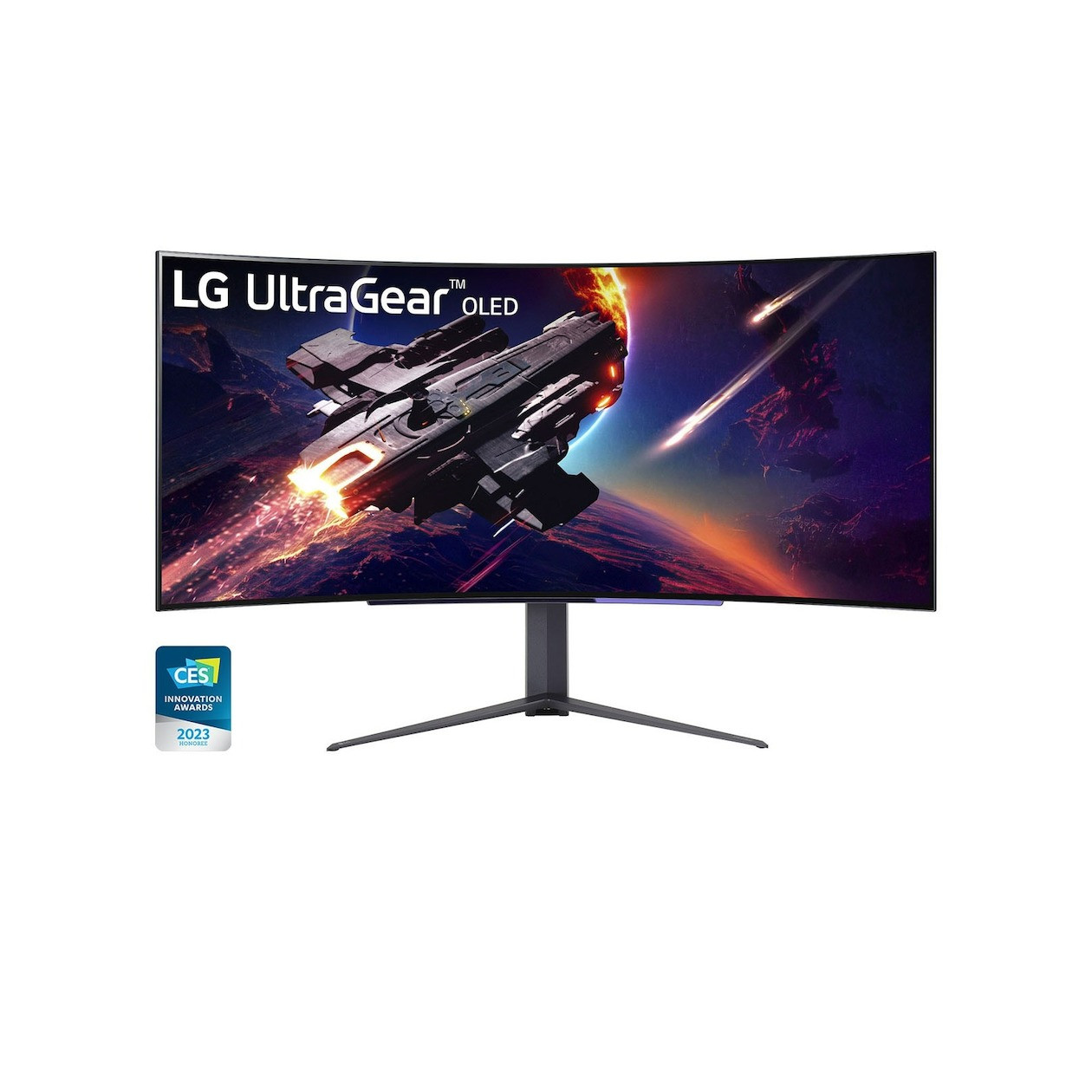 LG UltraGear OLED 45GR95QE-B Monitor Zwart