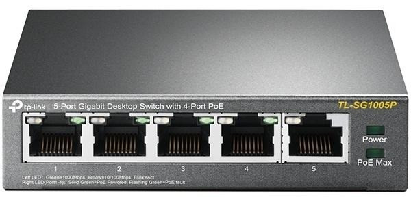 TP-Link TL-SG1005P Switch Zwart