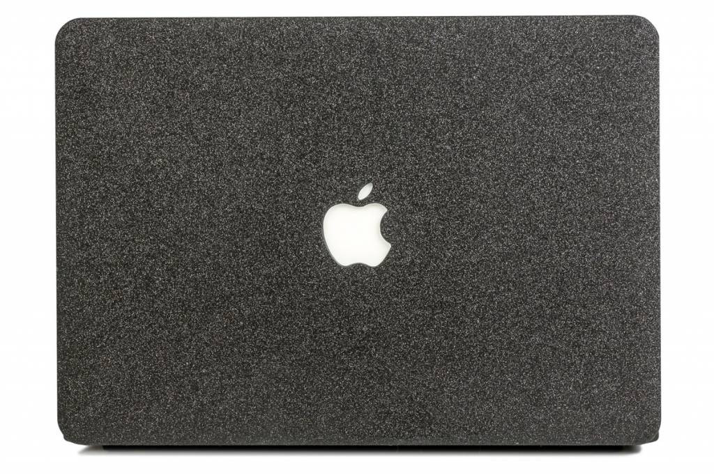 Lunso MacBook Air 13 inch (2010-2017) cover hoes - case - glitter zwart