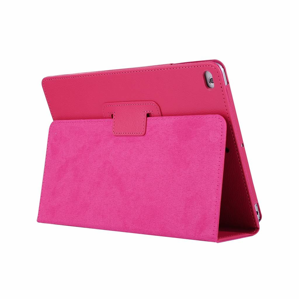 Lunso - iPad 9.7 (2017/2018) / Pro 9.7 / Air / Air 2 - Stand flip sleepcover hoes - Roze