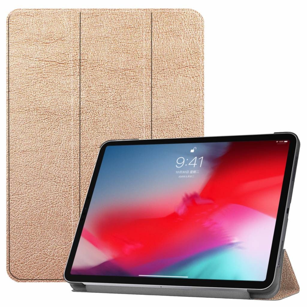 3-Vouw sleepcover hoes - iPad Pro 11 inch (2018-2019) - goud