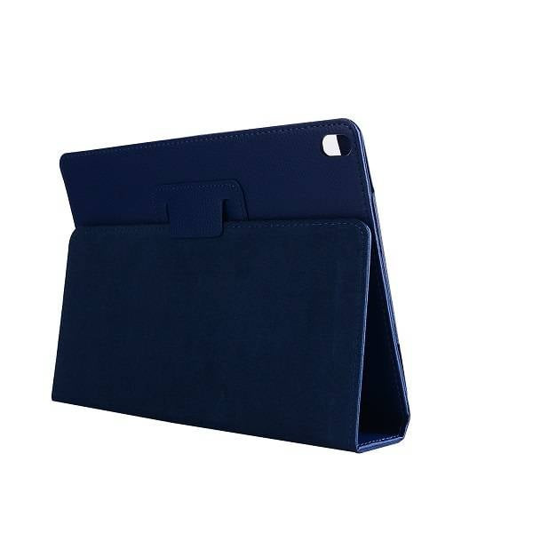 Lunso - iPad Pro 10.5 inch / Air (2019) 10.5 inch - Stand flip sleepcover hoes - Donkerblauw