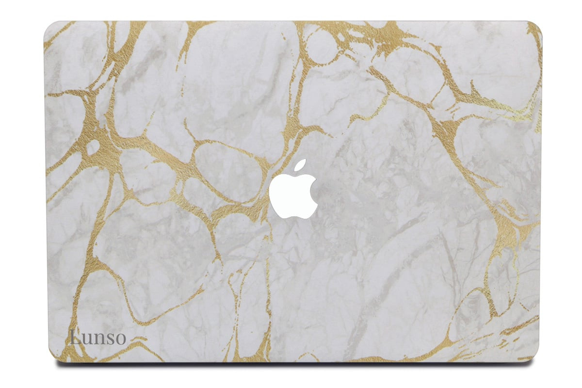 Lunso MacBook Air 13 inch (2010-2017) cover hoes - case - Marble Stella