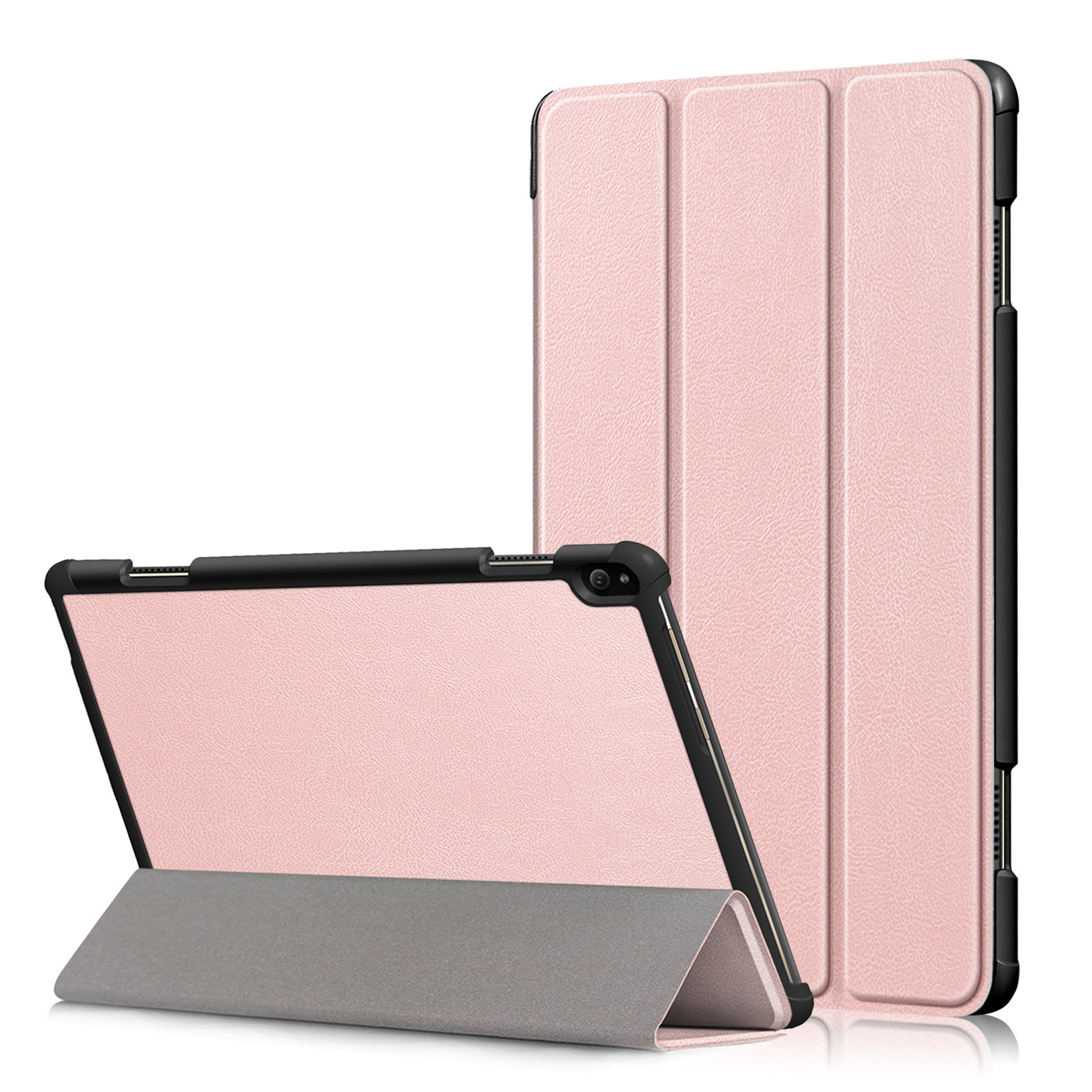 3-Vouw sleepcover hoes - Lenovo Tab P10 - Rose Goud