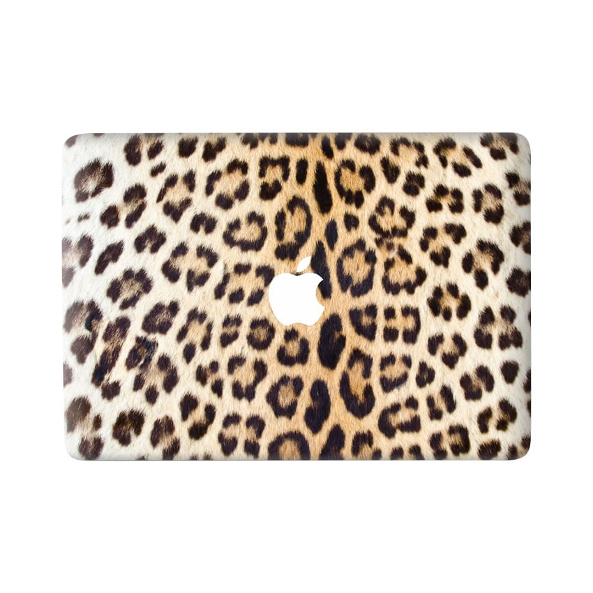 Lunso MacBook Pro 13 inch (2016-2020) vinyl sticker - Leopard Brown