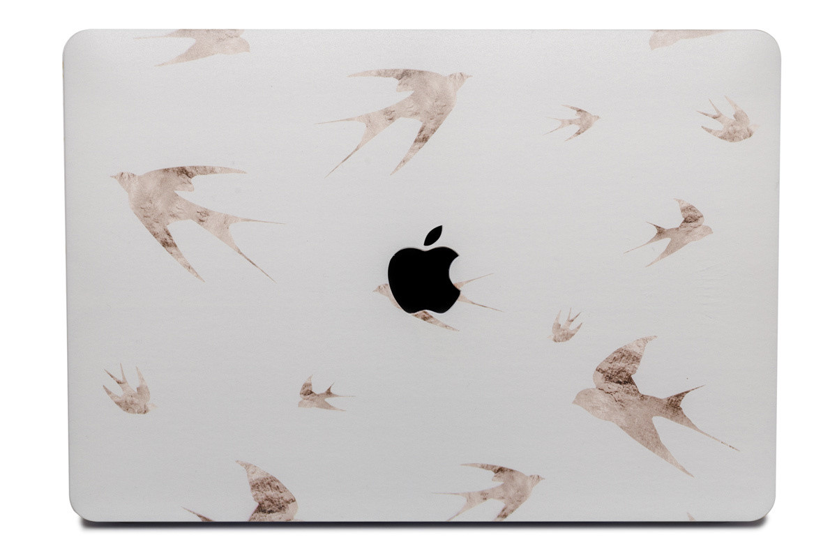 Lunso MacBook Pro 15 inch (2016-2020) cover hoes - case - Swallow