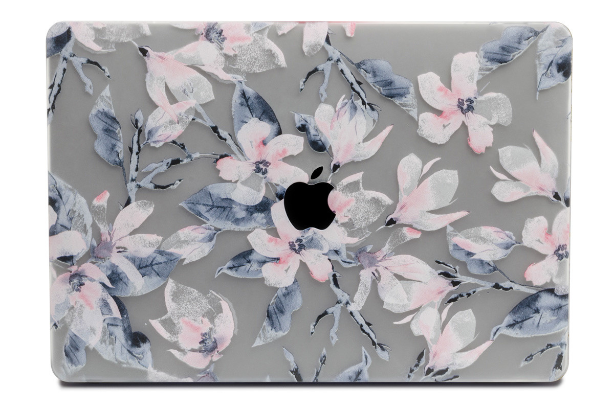 Lunso MacBook Air 13 inch (2018-2019) cover hoes - case - Lily