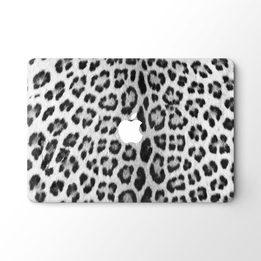 Lunso MacBook Pro 16 inch (2019) vinyl sticker - Leopard White