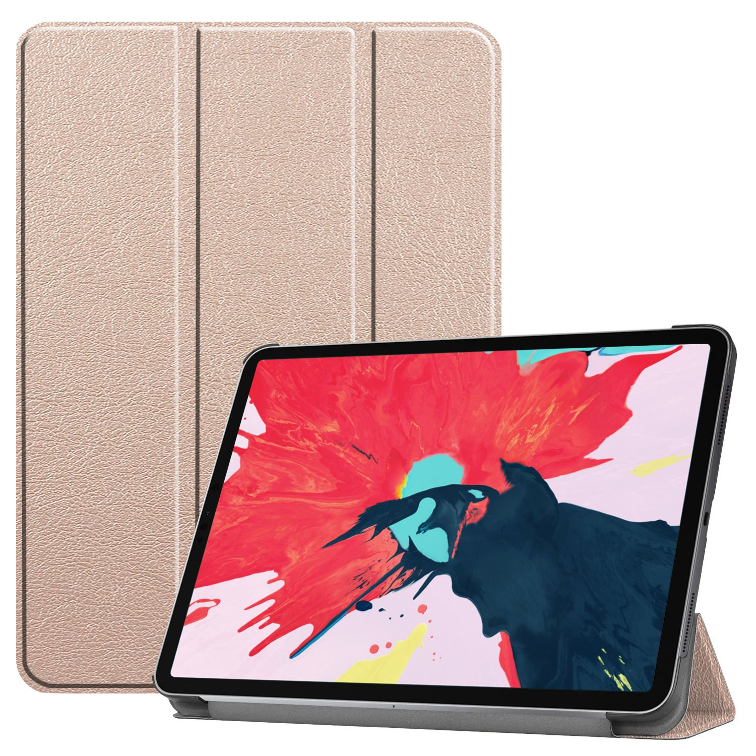 3-Vouw sleepcover hoes - iPad Pro 11 inch (2020) - Goud