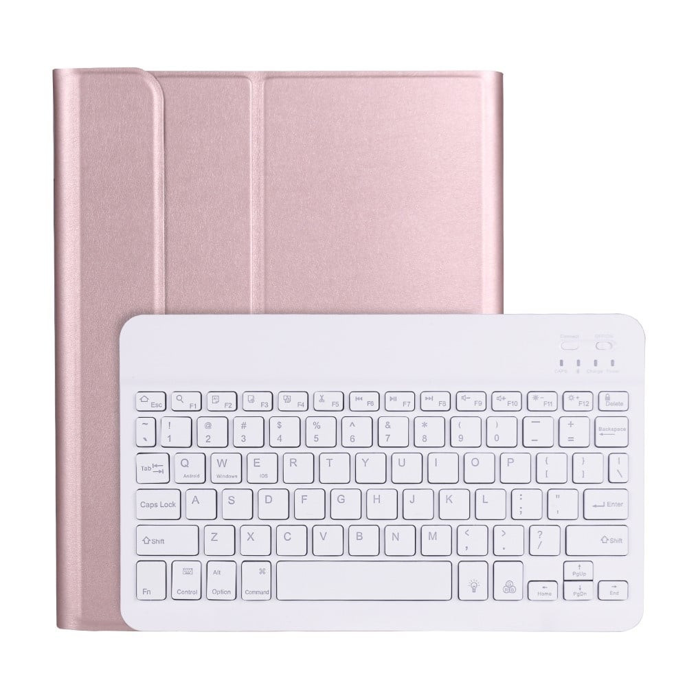 Lunso - afneembare Keyboard hoes (verlicht) - iPad Pro 11 inch (2020) - Rose Goud