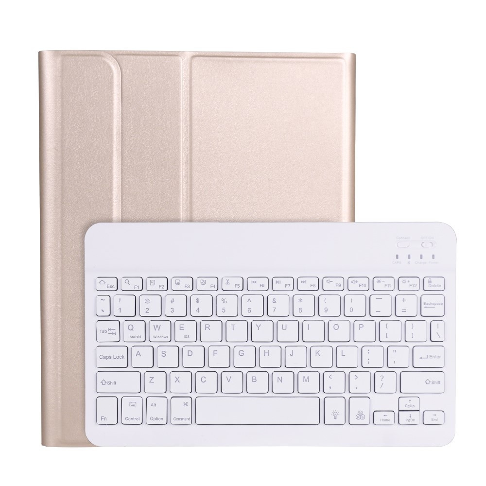 Lunso - afneembare Keyboard hoes (verlicht) - iPad Pro 11 inch (2020) - Goud