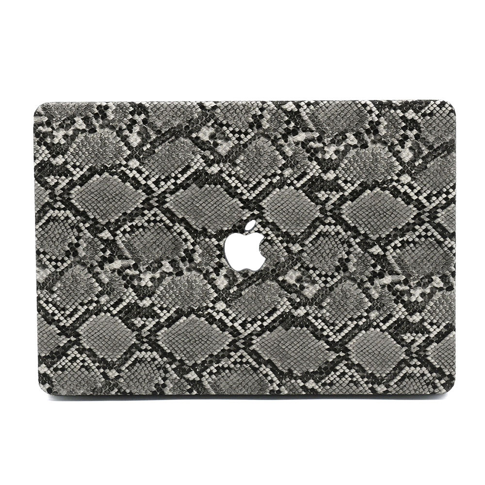 Lunso MacBook Air 13 inch (2010-2017) cover hoes - case - Snake Pattern Grey