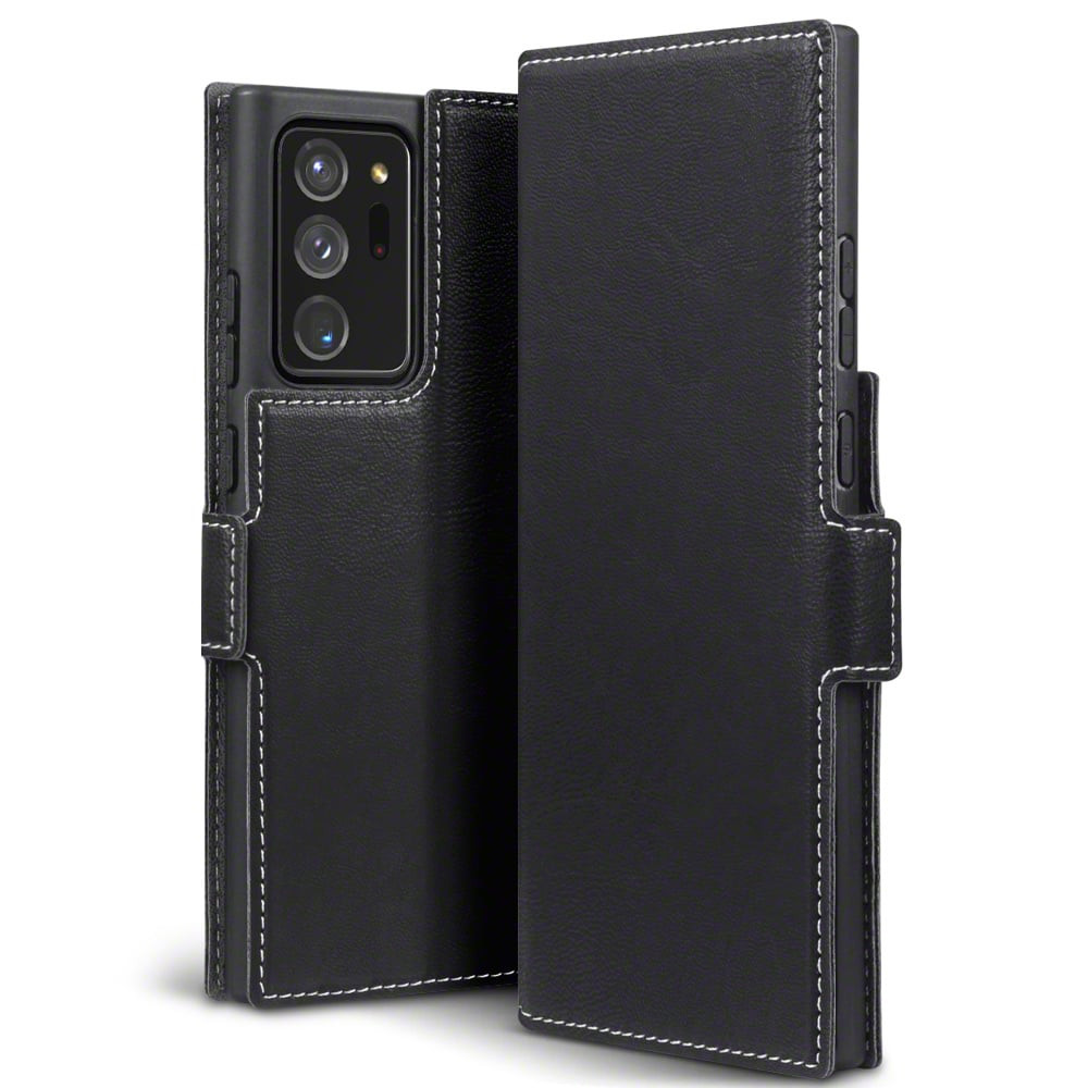 Qubits - slim wallet hoes - Samsung Galaxy Note 20 Ultra - Zwart